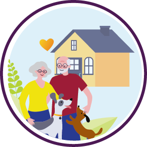 health and wellbeing clipart house