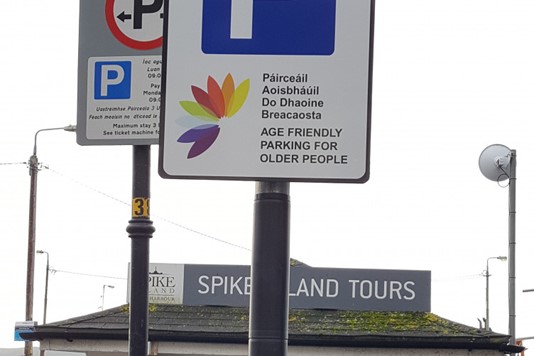 Age Friendly Parking Programme Spike Island, County Cork