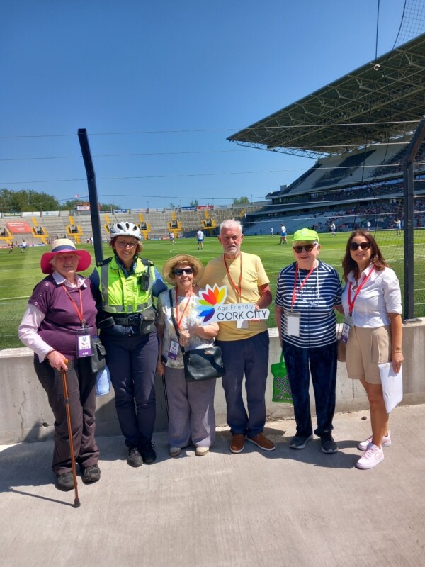 Walkability group in Parc Ui Chaoimh in Cork City