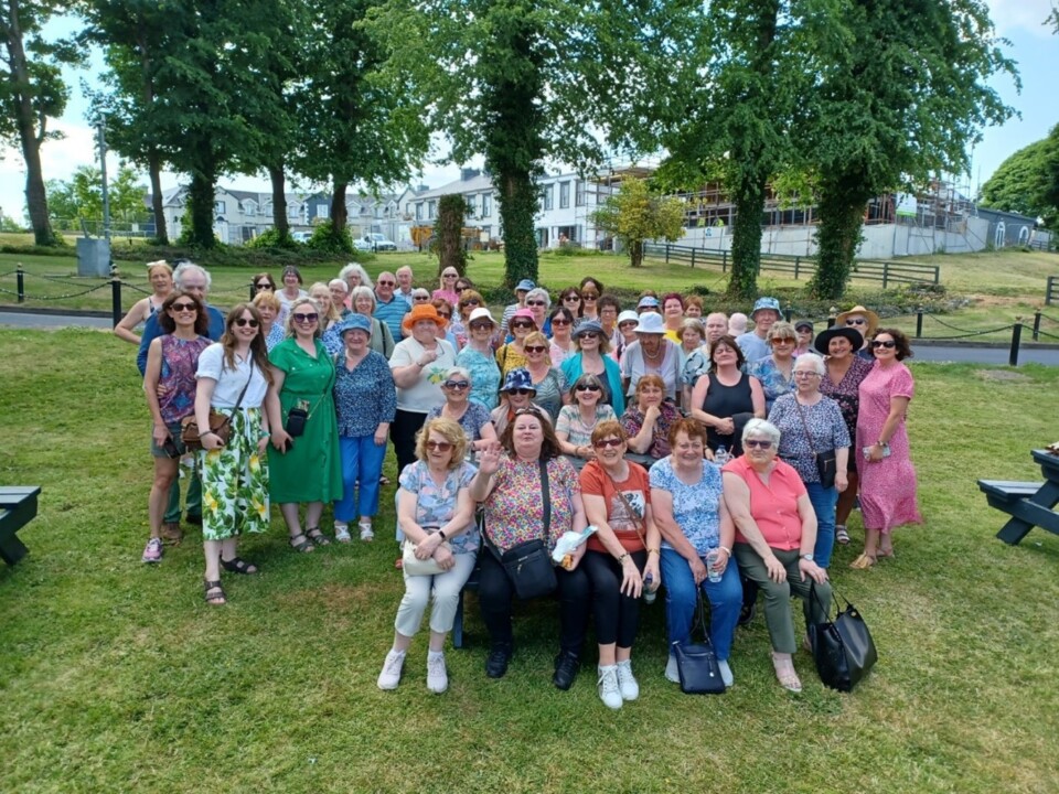 Galway City older people enjoying a day out to Bunratty Castle in 2023