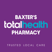 Baxter's total health pharmacy logo