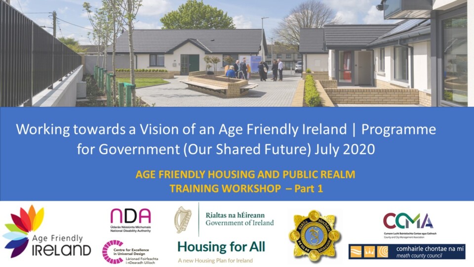 Age Friendly Housing and Public Realm Training