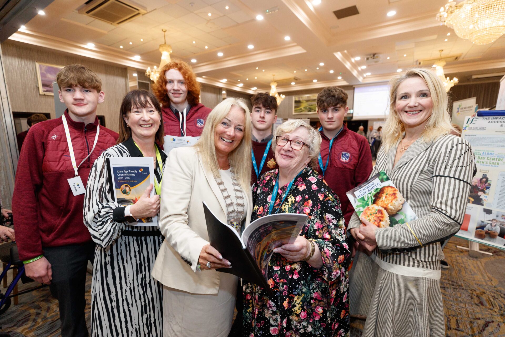 TY Students with Cllr. Mary Howard Cllr. Rita McInerney Kelly Slattery Mary O Callaghan 1