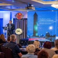 Cllr Mick Duff speaking at the National Older People's Council Convention 2025 at the Maldron Hotel, Tallaght