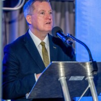 Kieran O’Donnell Minister of State at the Department of Health and at the Department of Housing - Local Government and Heritage speaking at the National Older People's Council Convention 2025 at the Maldron Hotel, Tallaght