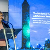 Elaine Leech -SDCC Director of Housing - Social and Community Development speaking at the National Older People's Council Convention 2025 at the Maldron Hotel, Tallaght