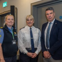 Garda Eimear Leman, Paula Hilman - Assistant Commissioner Roads Policing & Community Engagement and Coilín O'Reilly - CEO Carlow County Council at Day 2 of the National Older People's Council Convention 2025 at the Maldron Hotel, Tallaght