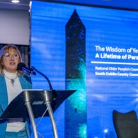 Moyah Murdoch - CE Insurance Ireland speaking at Day 2 of the National Older People's Council Convention 2025 at the Maldron Hotel, Tallaght